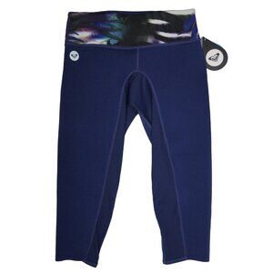 Roxy Wetsuit  Pop Surf Neoprene Leggings Summer Tropical Capri Pants Sz 4